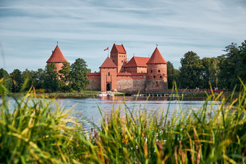 Naklejka na ściany i meble Trakai Island Castle, Lithuania