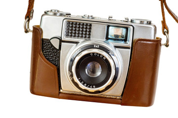 Isolated functional old analogue camera