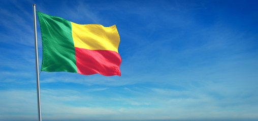 The National flag of Benin