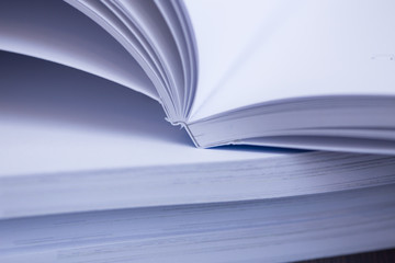 Printing activity with a guillotine.