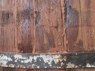 Background of barrel wood, Grunge wooden texture, Wall texture.