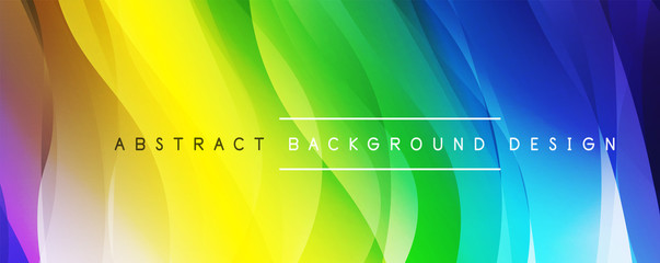 Dynamic trendy simple fluid color gradient abstract background with line effects. Vector Illustration For Wallpaper, Banner, Background, Card, Book Illustration, landing page