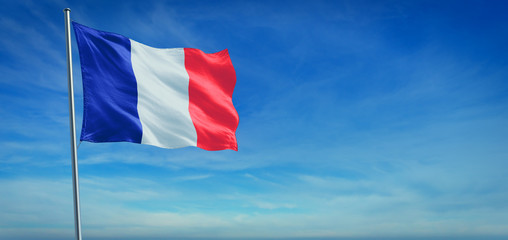 The National flag of France