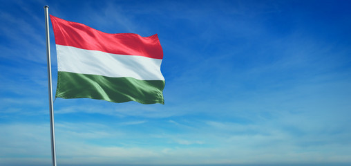 The National flag of Hungary