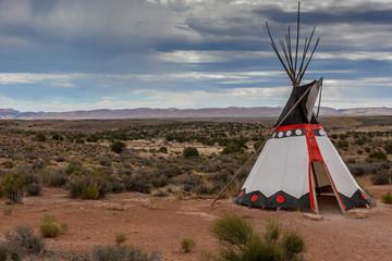 The traditional home of North American Indians wigwam © sergeka