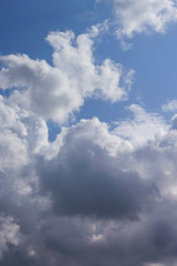 Obraz premium blue sky with white clouds