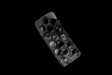 empty medicine blister pack