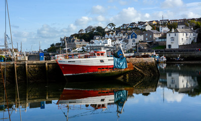Fishing boat in the harbour 