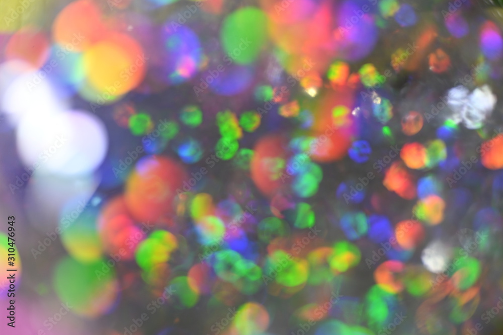 Aufkleber abstract rainbow bokeh light leak shine bokeh defocused light leak overlay background