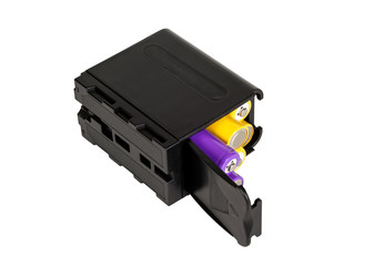 Battery pack adapter for camera. Battery case.