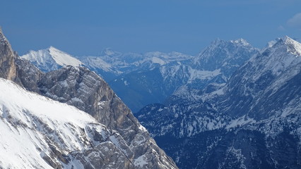 Zugspitze im Winter