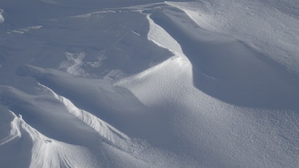 Fototapeta premium Texturen im Schnee