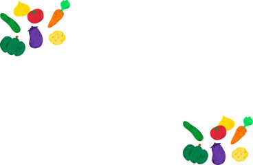 野菜三角フレーム