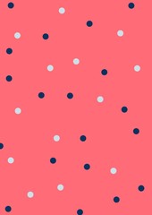 Abstract seamless pattern with randomly dots. Abstract background with little circles. Pattern with colorful polka dots for scrapbooks, wedding, party or baby shower invitations. Image Illustration