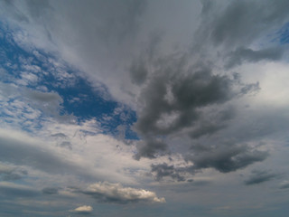 Blue sky with clouds