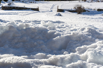 Paisajes y monta&ntilde;as nevadas en Andorra