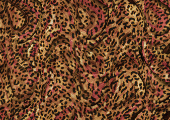 abstract leopard skin texture design