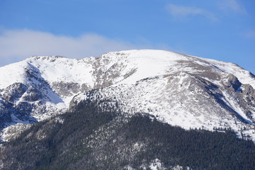 Colorado Scenery,  Scenic Colorado Mountains in Early Winter,  Fremont Pass, Colorado.