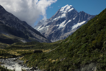 Fototapeta na wymiar ニュージーランド　マウントクック国立公園