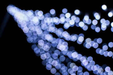 bokeh made of christmas decoration