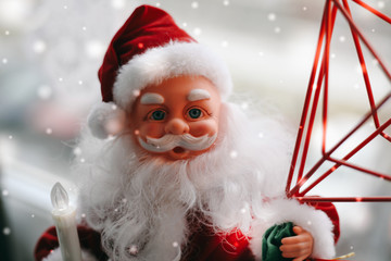 toy Santa with a beard 