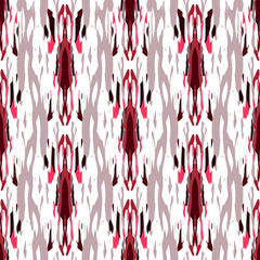 Batik, Hand Drawn. Paint Texture Seamless 