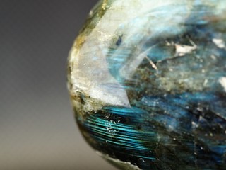 Close up of Labradorite stone