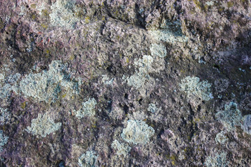 Old solid stone wall. Close up.