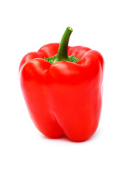 red pepper isolated on white background. food isolated.