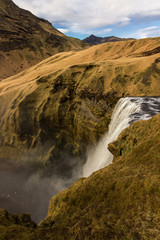 Skógafoss waterfall in the south of Iceland