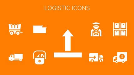 logistic icon set
