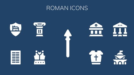 roman icon set