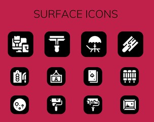 Fototapeta na wymiar surface icon set