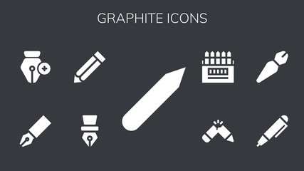 graphite icon set
