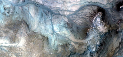 the life force,  abstract photography of the deserts of Africa from the air. aerial view of desert...