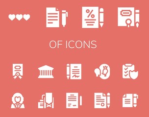 of icon set