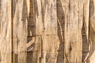 Old layered plywood as an abstract background