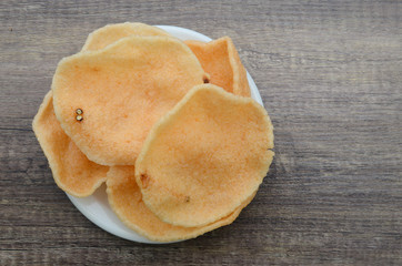 Prawn crackers chip