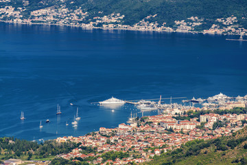 Sunny morning mountain landscape of Lovcen national park, Dinaric Alps, Montenegro.