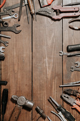 tools for repair knives hammers keys pliers