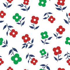 Seamless Floral Pattern Vector. ESP.