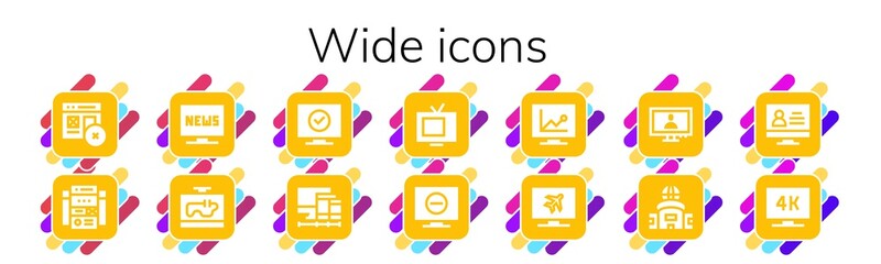 wide icon set