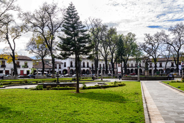 Plaza de Patzcuaro, Michoacan, Mexico