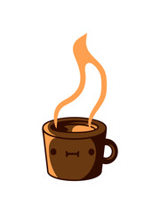 Kawaii Tasse Kaffee schokolade mich