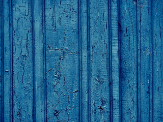 Blue metal wall texture background.