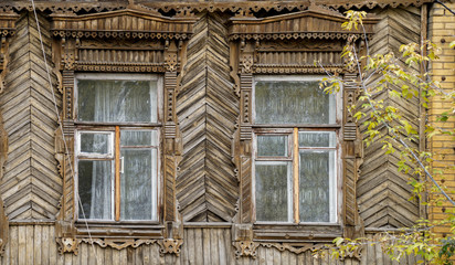 Obraz premium old house with windows