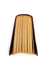 Top view of an antique book