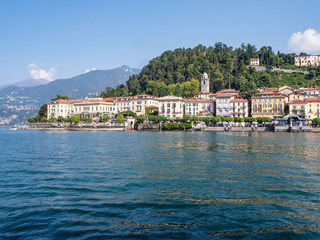 The city of Bellagio on the Lake Como