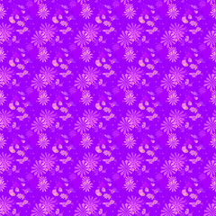 Naklejka na ściany i meble Purple Floral pattern in the small flower. Motifs scattered random. Seamless texture. Elegant template for fashion prints. Printing with very small flowers.