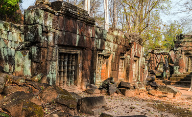 Fototapeta na wymiar Ancient Temple Archaeological Landscape of Koh Ker, Northwest Cambodia